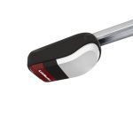 LiftMaster LM50EVF-2 elektrische garagedeuropener met geïntegreerde motor en bedieningsmodule voor automatisch openen en sluiten van garagepoorten.